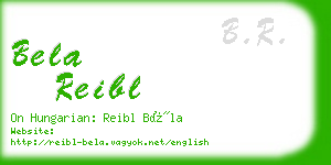 bela reibl business card